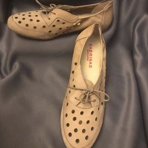 Cute suede cutout lace up oxfords